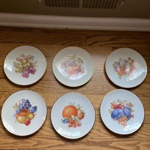 Set of Six Plates